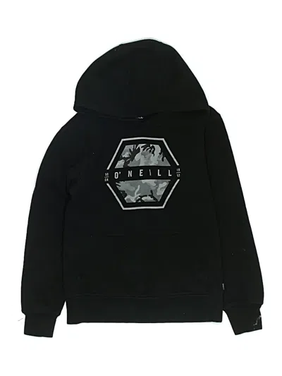 Pre-owned O'neill Kids' Pullover Hoodie In Black