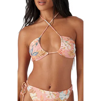 O'neill Punta Tropical Bikini Top In Canyon Clay