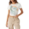 O'neill Rainbow Shore Cotton Graphic Crop T-shirt