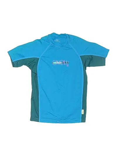 Pre-owned O'neill Kids' Rash Guard In Blue