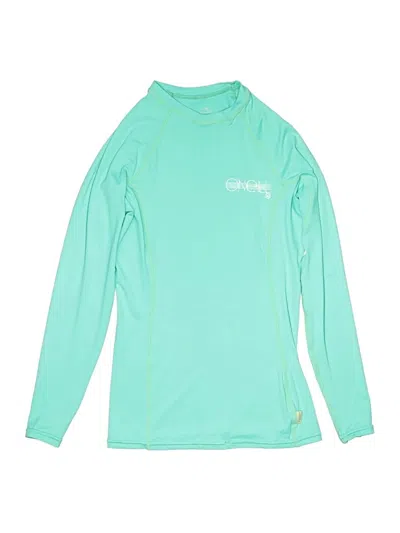 Pre-owned O'neill Rash Guard In Green