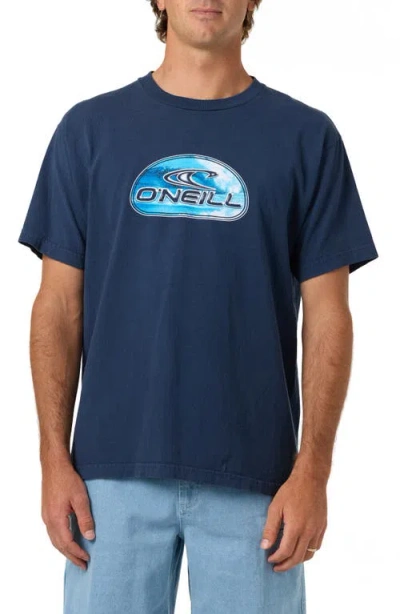 O'neill Reef Break Graphic T-shirt In Blue