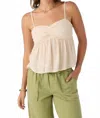 O'neill Reeta Tank Top In Tapioca In Multi