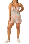 O'neill Reeves Sleeveless Romper In Multi