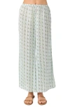 O'neill Regina Cotton Blend Gauze Cover-up Pants In Neutral