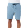 O'neill Reserve Drawstring Waist Shorts In Blue Shadow