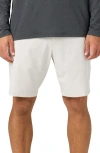 O'neill Reserve Light Check Water Repellent Bermuda Shorts In Gray