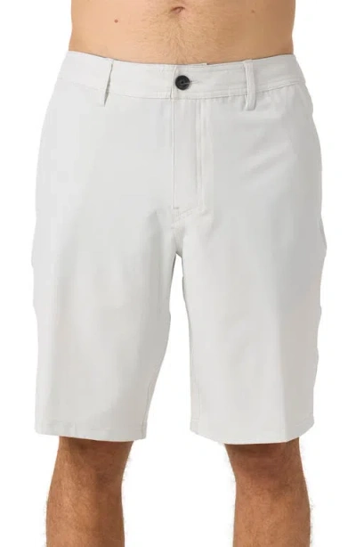 O'neill Reserve Water Repellent Shorts In Heather Fog