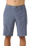 O'neill Reserve Water Repellent Shorts In Heather Navy