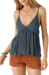 O'neill Robynn Babydoll Camisole In Slate