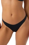 O'neill Rockley Saltwater Solids Bikini Bottoms In Black