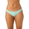 O'neill Rockley Saltwater Solids Bikini Bottoms In Green