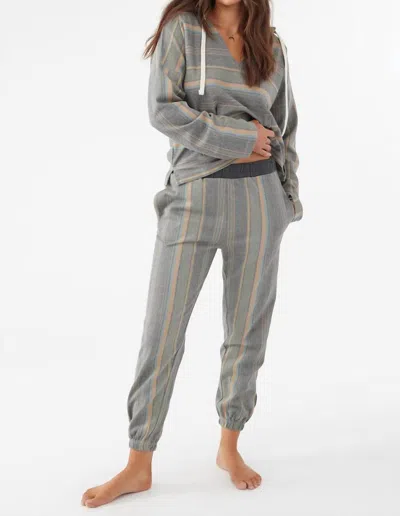 O'neill Rosarito Lounge Pant In Black Combo
