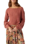 O'neill Juniors' Sacha Boat-neck Long-sleeve Sweater In Cedar Wood