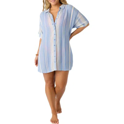 O'neill Saltwater Essentials Carlee Cover-up Shirtdress