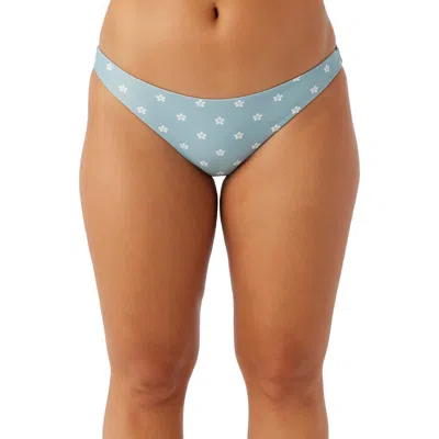 O'neill Saltwater Essentials Rockley Bikini Bottoms In Multi Blue