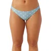 O'neill Saltwater Essentials Rockley Bikini Bottoms In Blue Multi Colored