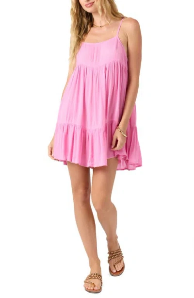 O'neill Saltwater Rilee Cover-up Minidress In Pink