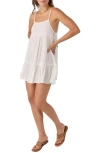 O'neill Saltwater Rilee Cover-up Minidress In Vanilla