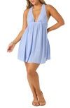 O'neill Saltwater Sarah Cover-up Minidress In Blue