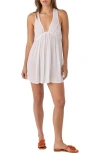 O'neill Saltwater Sarah Cover-up Minidress In Vanilla