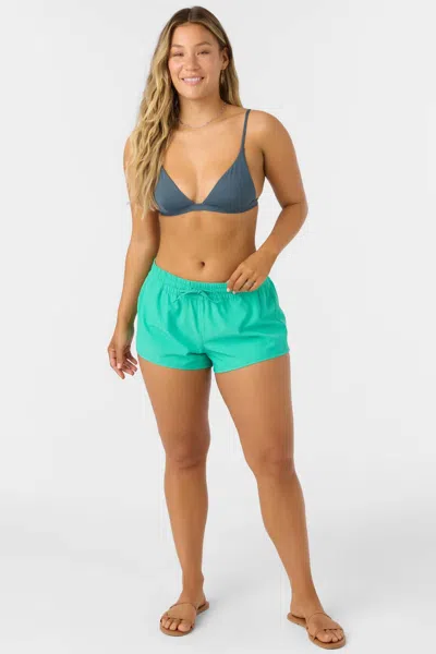 O'neill Saltwater Solids Balboa Short In Peacock In Green