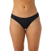 O'neill Saltwater Solids Bikini Bottoms In Black