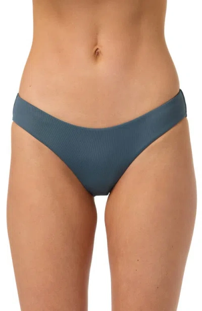 O'neill Saltwater Solids Bikini Bottoms In Blue