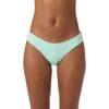 O'neill Hermosa Saltwater Solids Bikini Bottoms In Blue