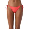 O'neill Saltwater Solids Maracas Rib Side Tie Bikini Bottoms