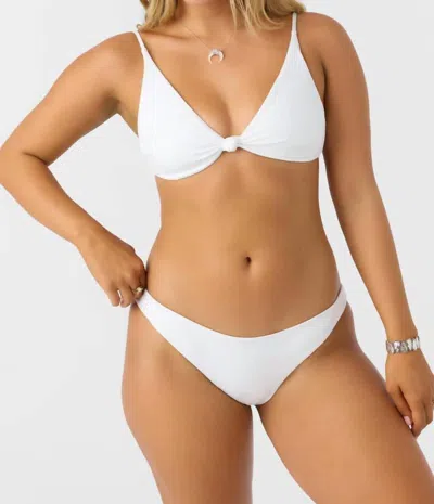 O'neill Saltwater Solids Rib Pismo Top In White