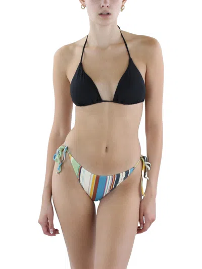 O'neill Saltwater Solids Venice Top Womens Strappy Polyester Bikini Swim Top In Black
