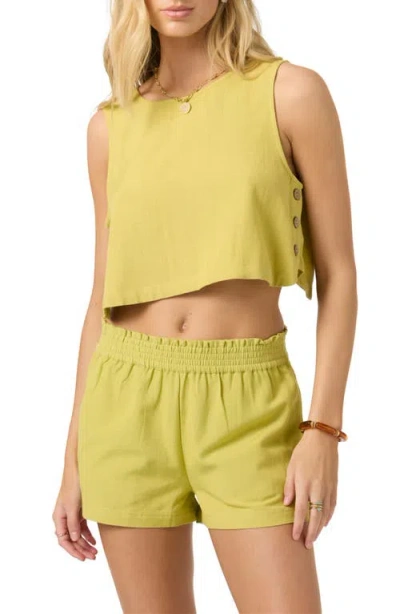 O'neill Sanders Side Button Crop Tank