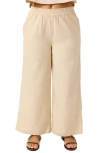 O'neill Sanders Wide Leg Pants In Neutral