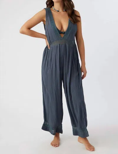 O'neill Sandie Jumpsuit Coverup In Deep Grey