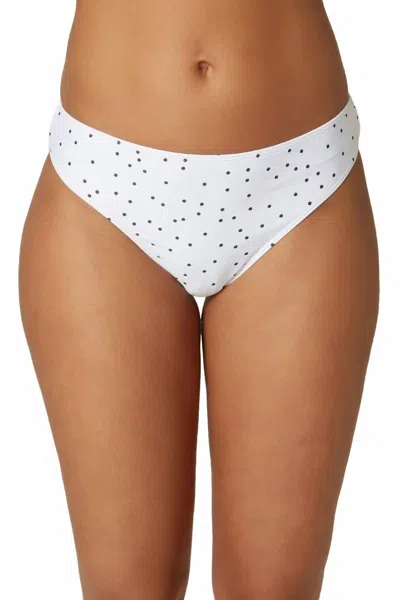 O'neill Sandys Saphira Dot Bikini Bottom In White