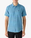 O'neill Seafaring Stripe Standard Shirt In Blue Shadow