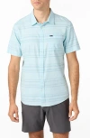 O'neill Seafaring Stripe Stretch Short Sleeve Button-up Shirt
