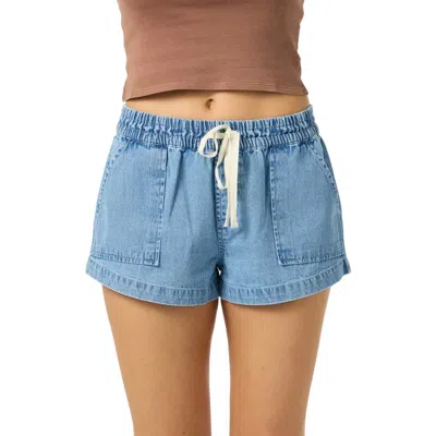 O'neill Sevie 2 Drawstring Denim Shorts In Blue