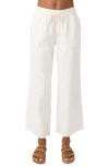 O'neill Sevie Drawstring Cotton Twill Pants In White