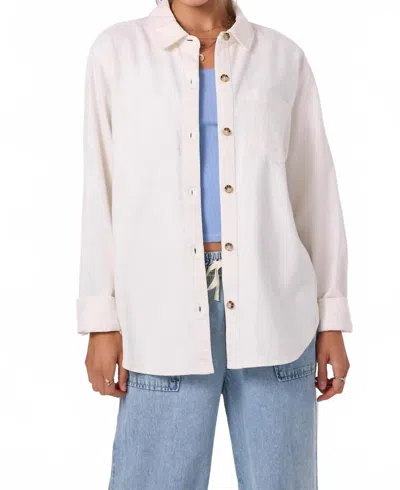 O'neill Sevie Shacket In Winter White