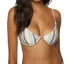 O'neill Seville Underwire Bikini Top In Mimosa In Multi