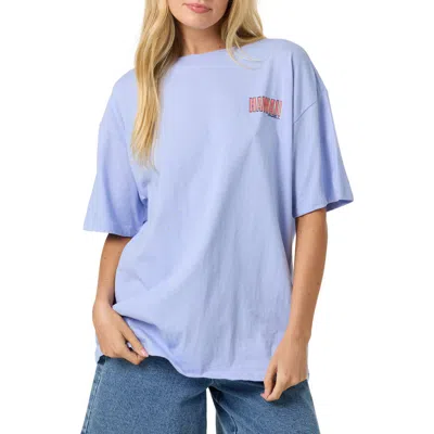 O'neill Shaka Hawaii Graphic Oversized T-shirt In Blue