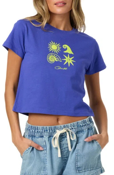 O'neill Shell Star Graphic Tee In Blue