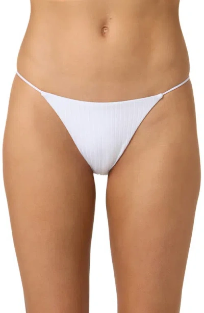 O'neill Shorebreak Ribbed Redondo Bikini Bottoms In White