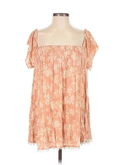 Pre-owned O'neill Short Sleeve Blouse In Orange