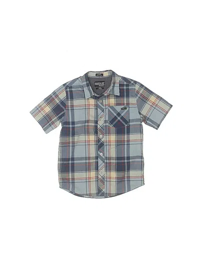 Pre-owned O'neill Kids' Short Sleeve Button Down Shirt In Blue