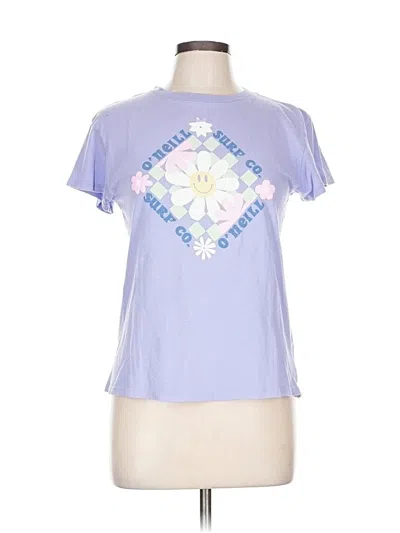 Pre-owned O'neill Short Sleeve T-shirt In Purple