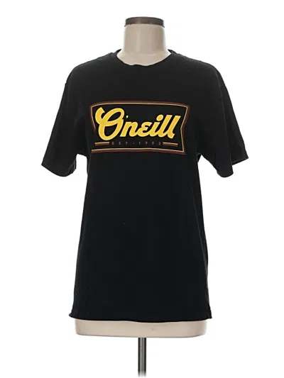 Pre-owned O'neill Short Sleeve T-shirt In Black