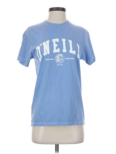 Pre-owned O'neill Short Sleeve T-shirt In Blue